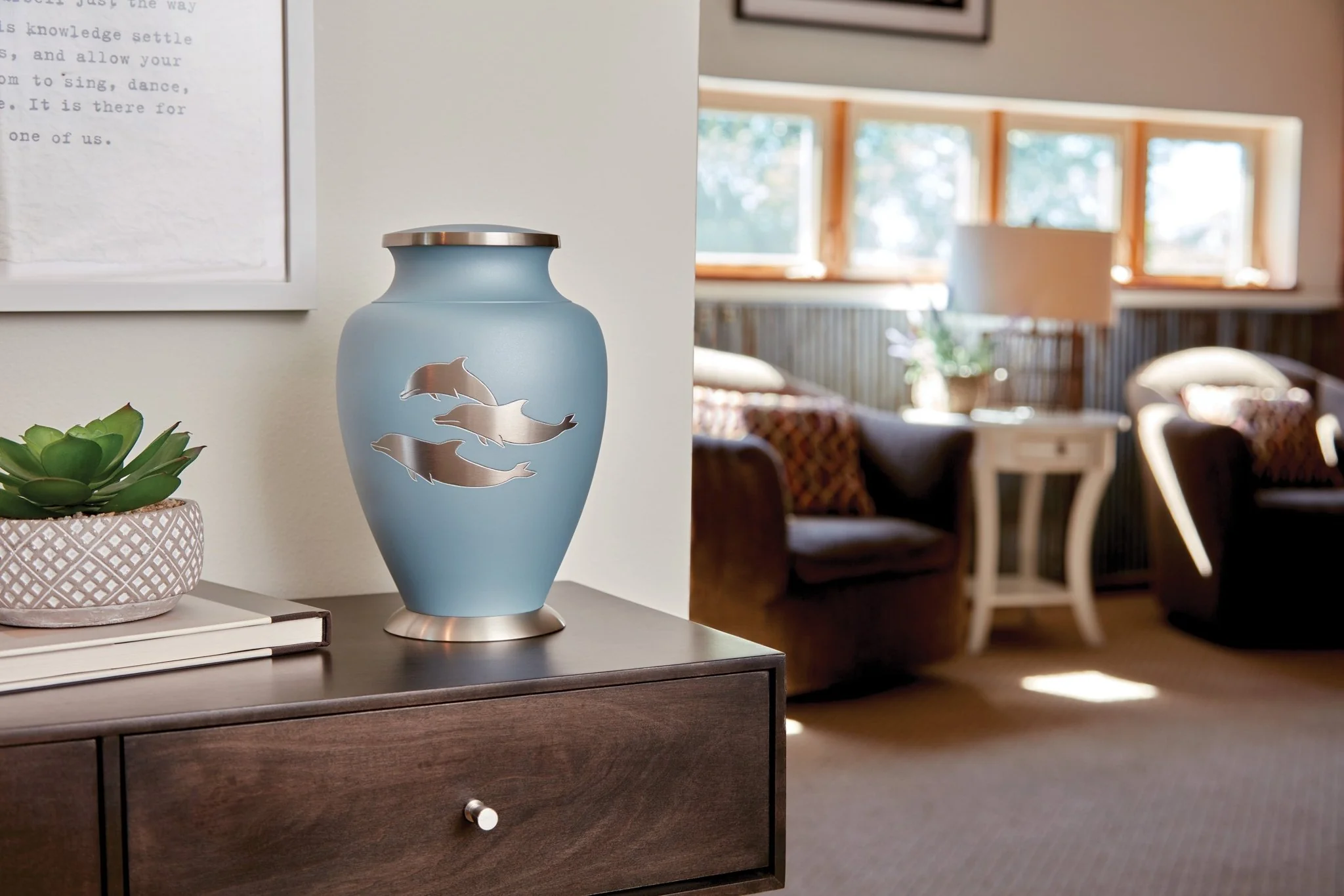 Aero Dolphin Adult Cremation Urn - Image 7