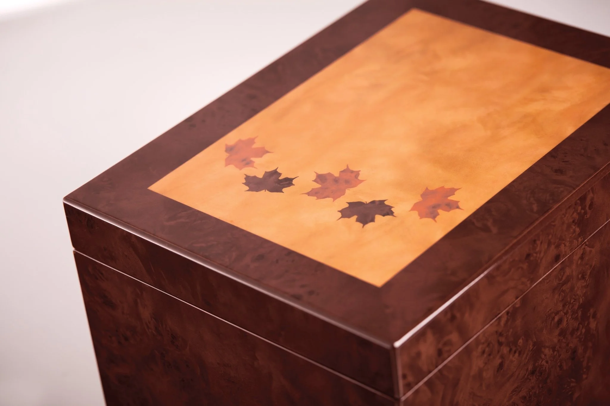 Autumn Leaves Memory Chest Extra Large Cremation Urn - Image 3