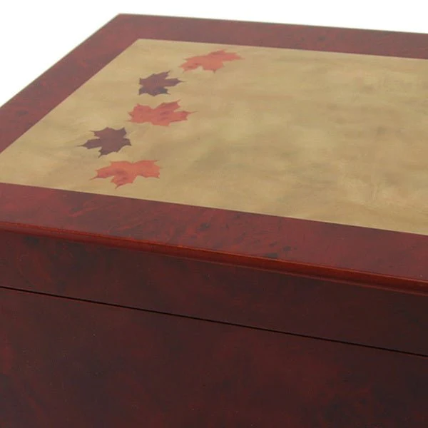 Autumn Leaves Memory Chest Extra Large Cremation Urn - Image 5