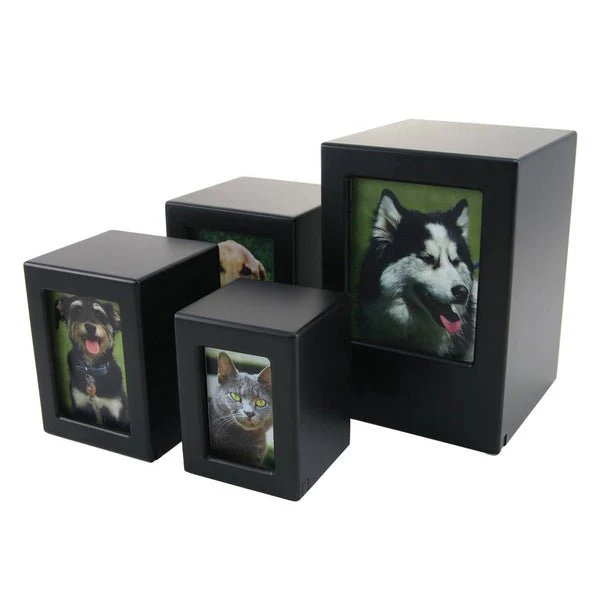 Black Photo Frame Large Pet Cremation Urn - Image 7