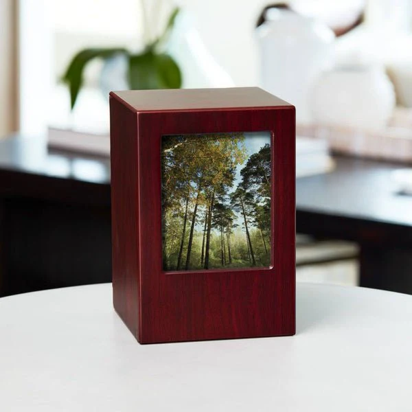 Cherry Photo Frame Extra Large Pet Cremation Urn - Image 4