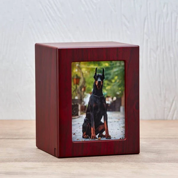 Cherry Photo Frame Large Pet Cremation Urn - Image 3