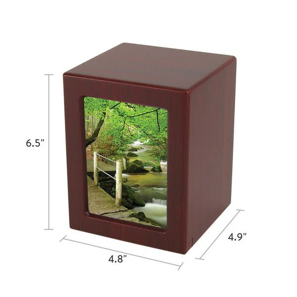 Cherry Photo Frame Large Pet Cremation Urn - Image 5