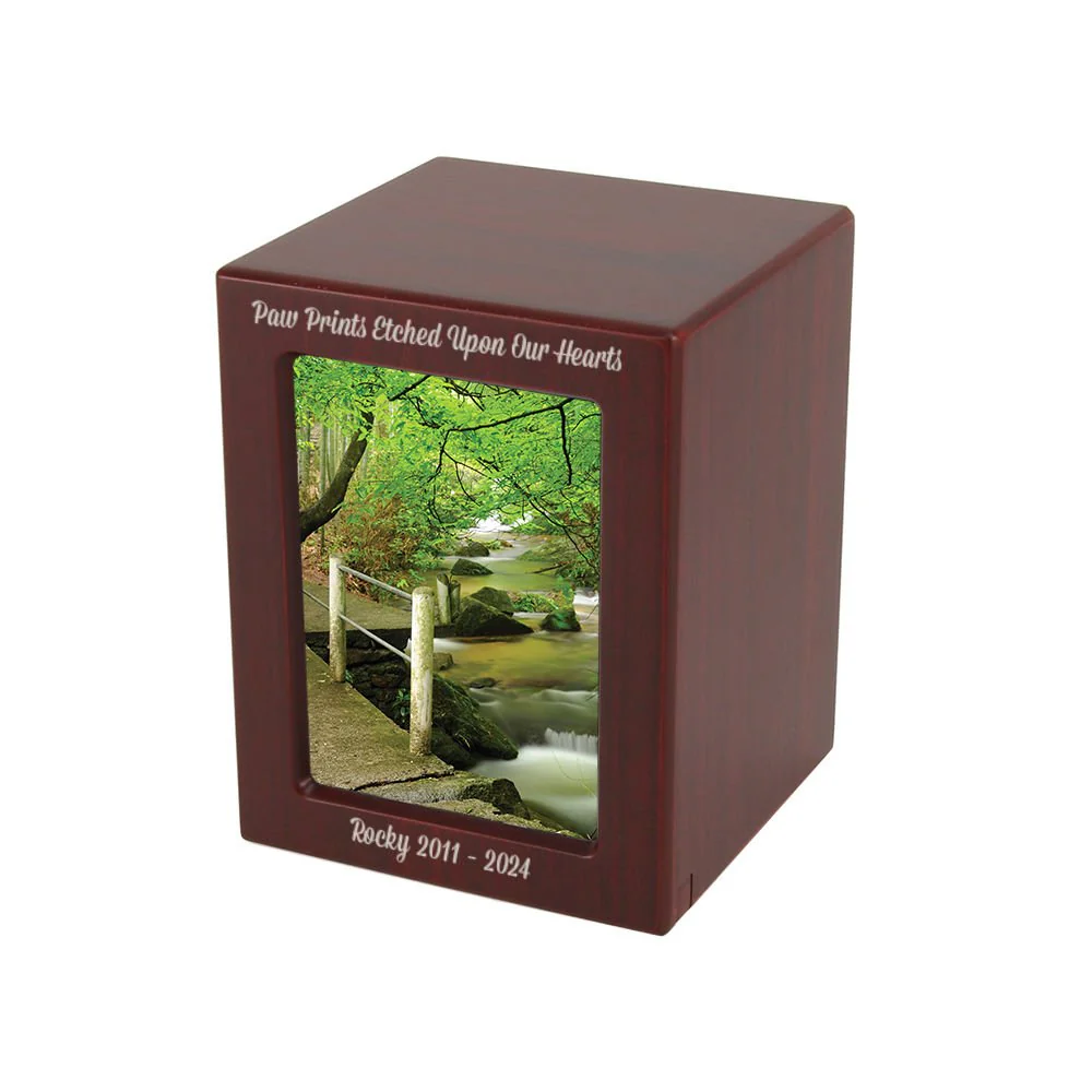 Cherry Photo Frame Large Pet Cremation Urn - Image 6
