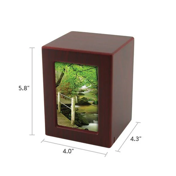 Cherry Photo Frame Medium Pet Cremation Urn - Image 4