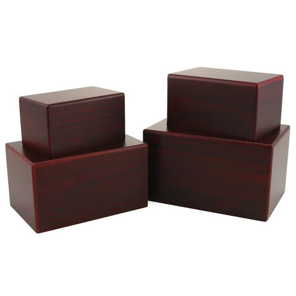 Cherry Woodgrain Box Extra Small Cremation Urn - Image 3