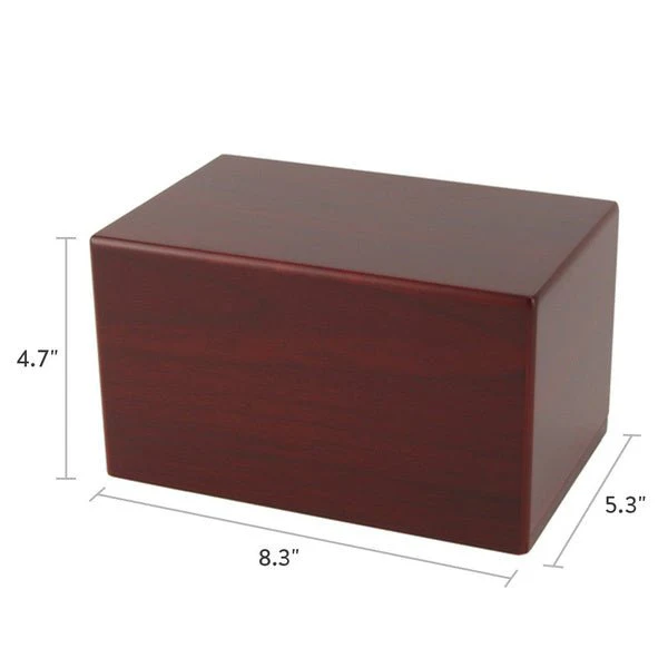Cherry Woodgrain Box Medium Cremation Urn - Image 5