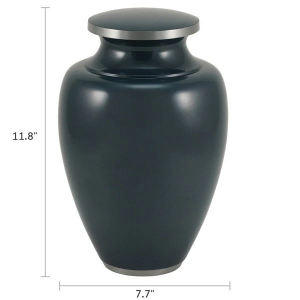 Classic Vase Form Navy Extra Large Cremation Urn - Image 5