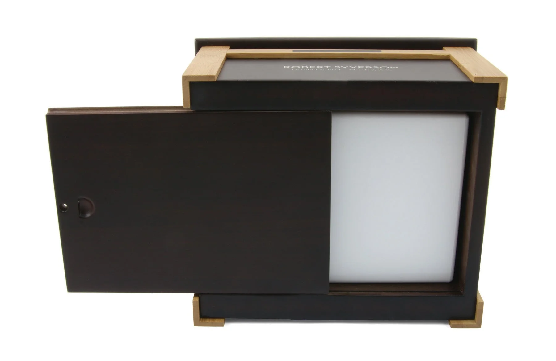 Deep Brown Bamboo Extra Large Cremation Urn - Image 3