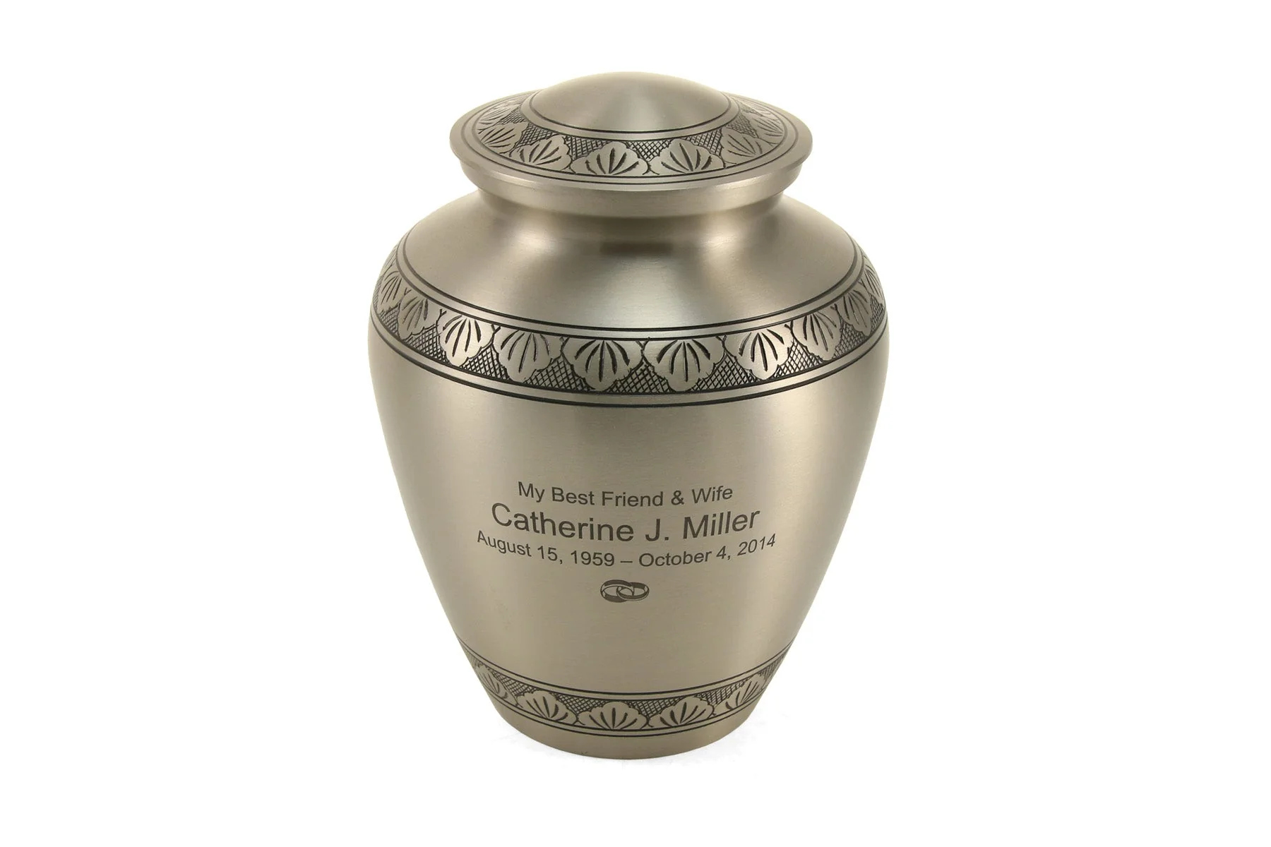 Eternal Athena Pewter Adult Cremation Urn - Image 7