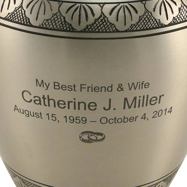 Eternal Athena Pewter Adult Cremation Urn - Image 8