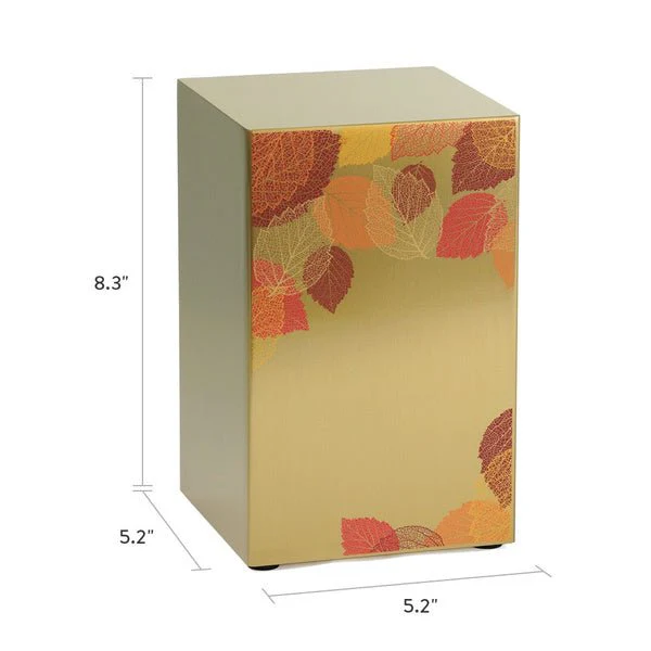 Foliage Leaf Bronze Companion Urn - Right Side - Image 6