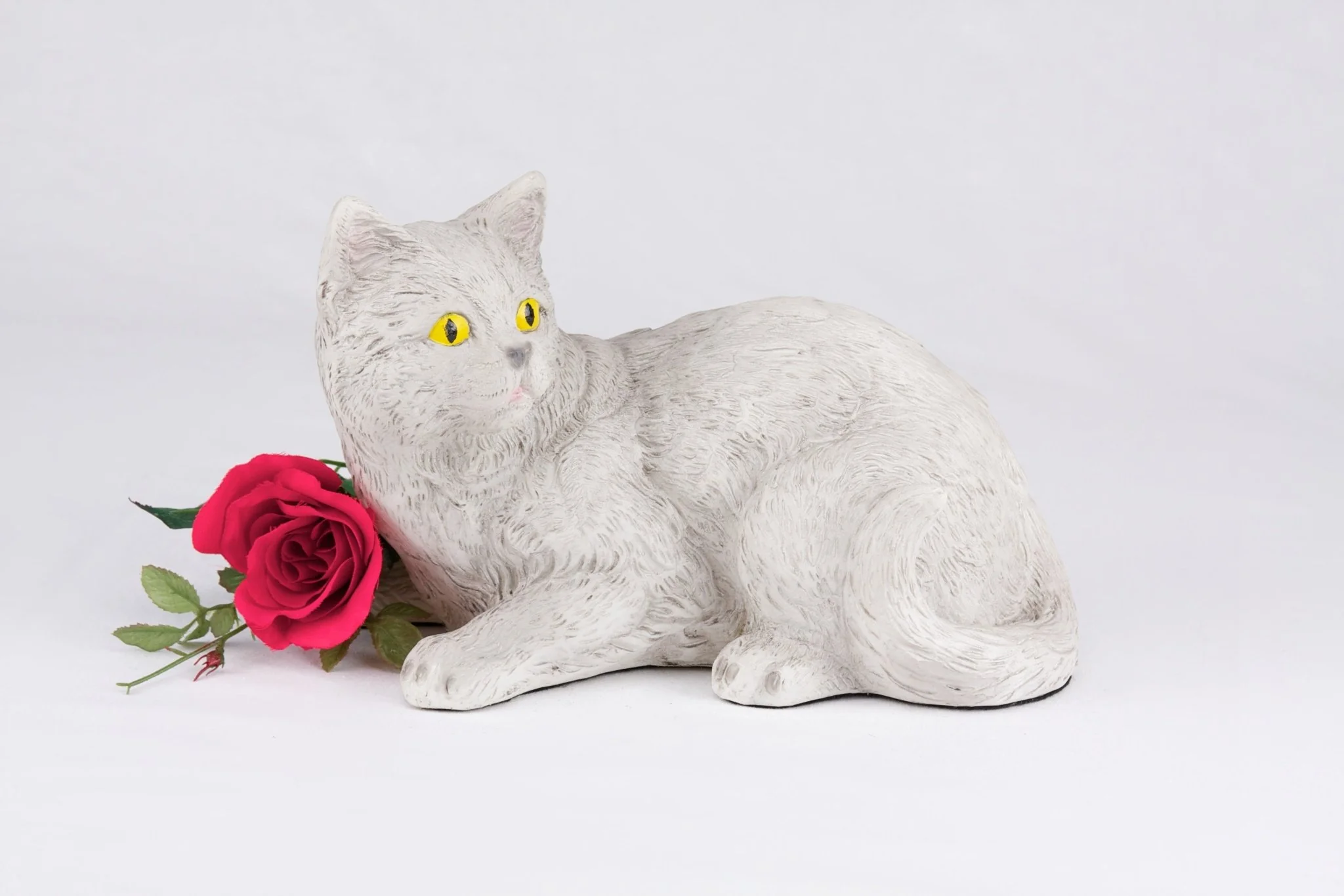 Gray Shorthair Cat Figurine Pet Urn - Image 3