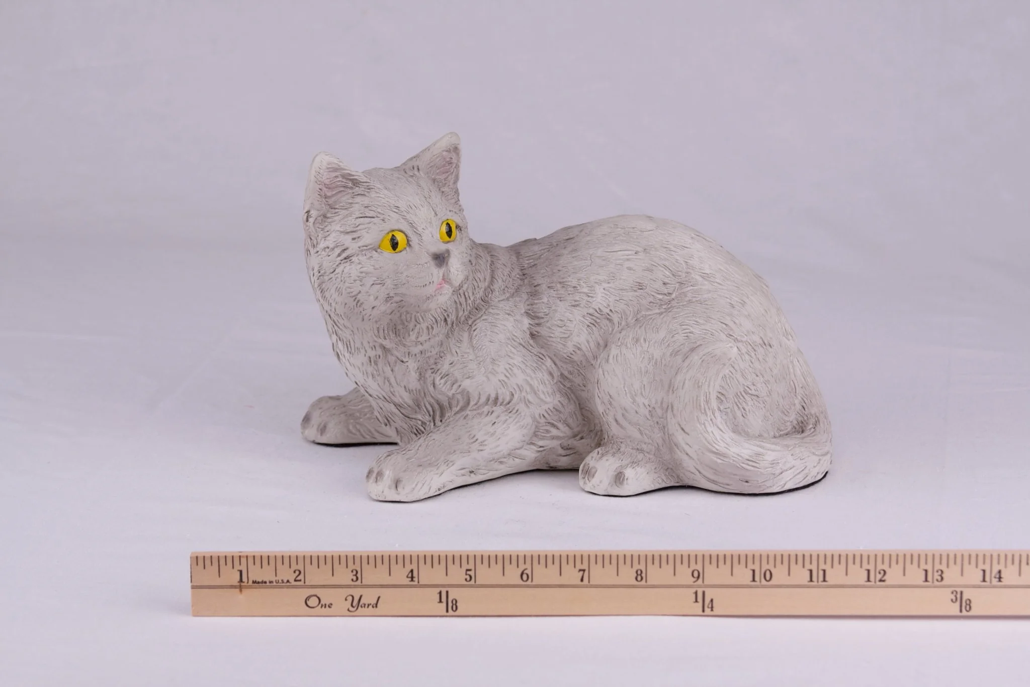 Gray Shorthair Cat Figurine Pet Urn - Image 5