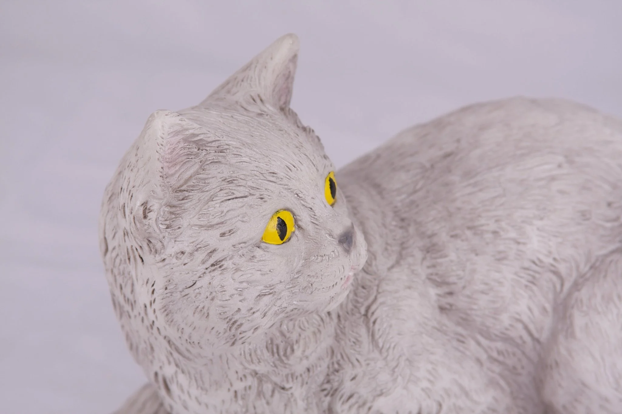 Gray Shorthair Cat Figurine Pet Urn - Image 8