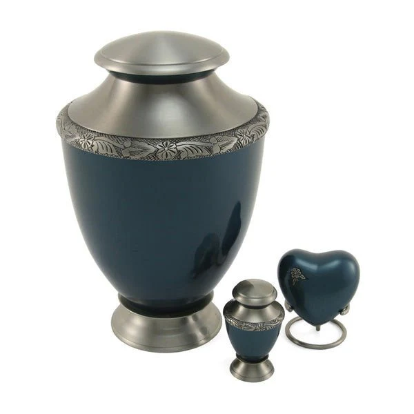 Heirloom Indigo Heart Keepsake Urn - Image 4