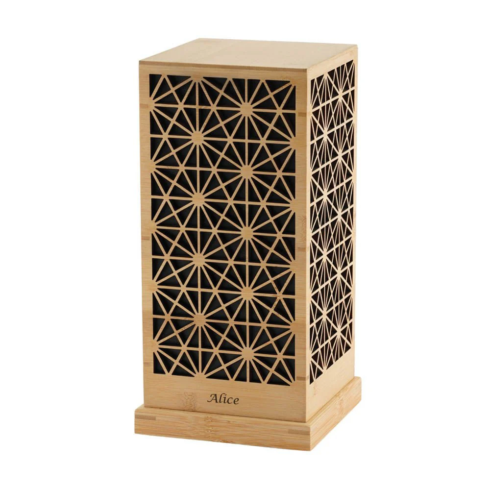 Intricate Bamboo Design Extra Large Cremation Urn - Image 5