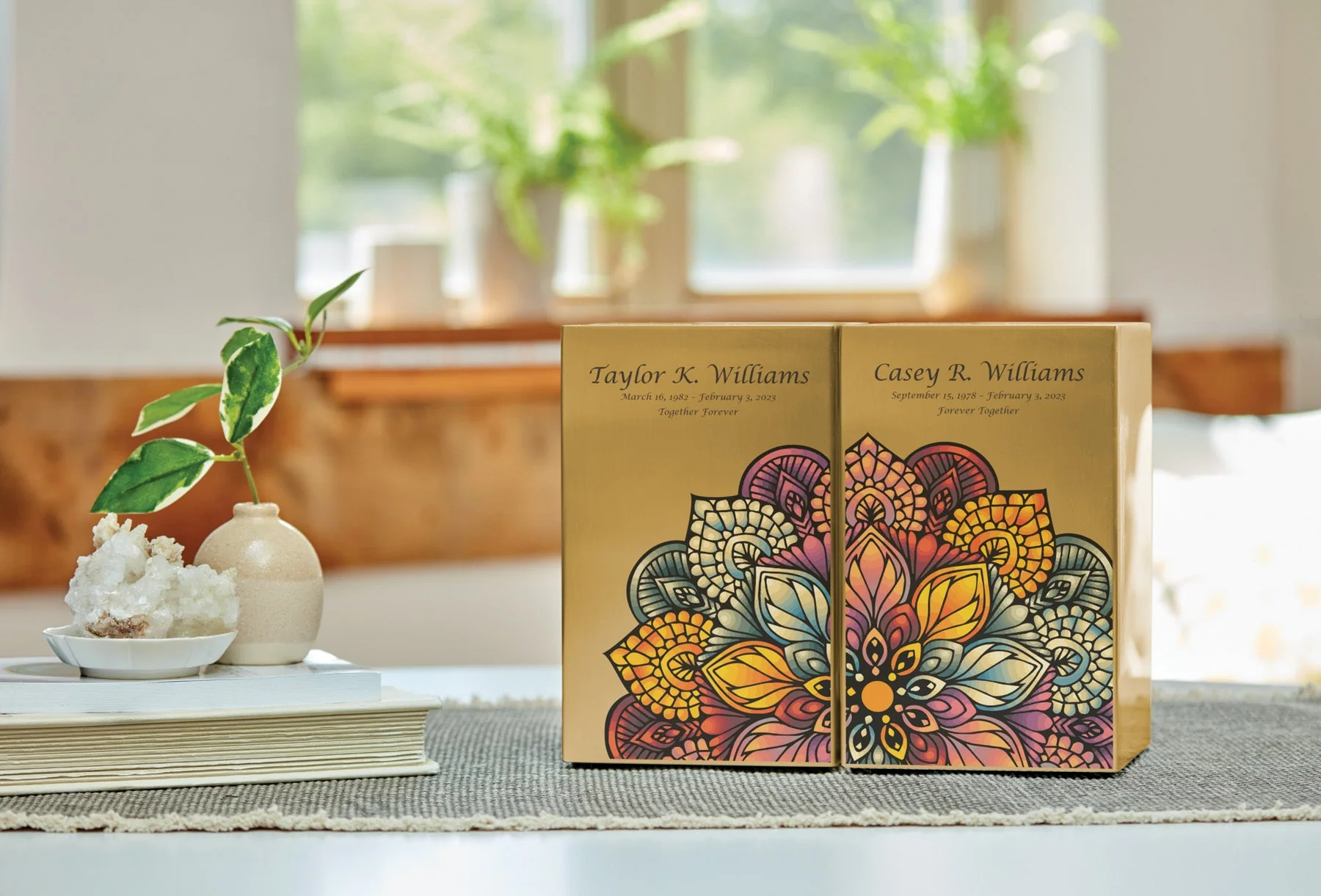 Mandala Companion Cremation Urn - Right Side - Image 4