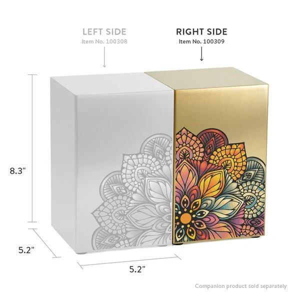 Mandala Companion Cremation Urn - Right Side - Image 5