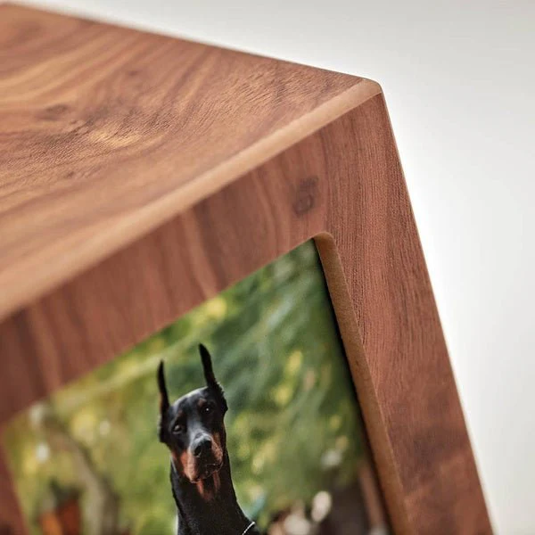 Natural Finish Photo Frame Large Pet Cremation Urn - Image 3