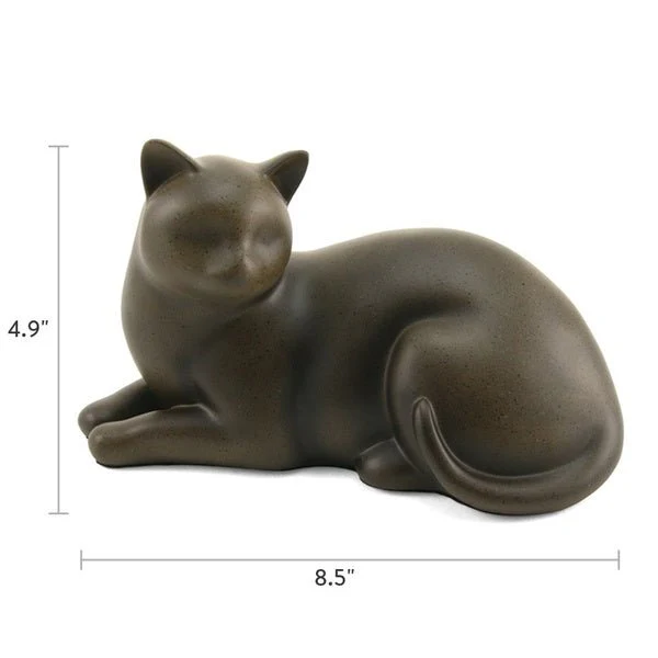 Sable Slumber Cat Medium Pet Cremation Urn - Image 5
