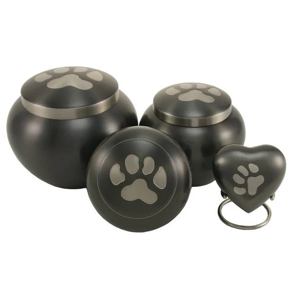Slate Heart Paw Print Pet Keepsake Urn - Image 4
