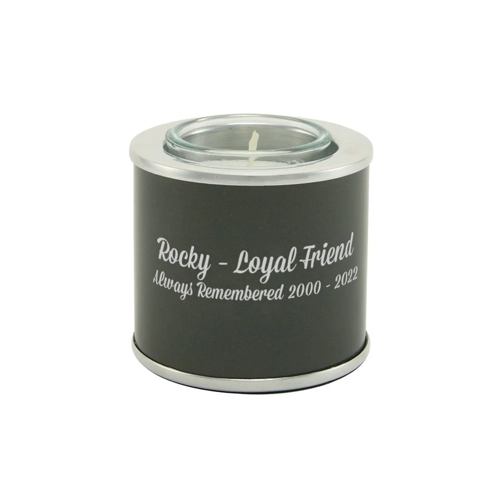 Slate Mini Memory Light Small Pet Cremation Urn - Image 6