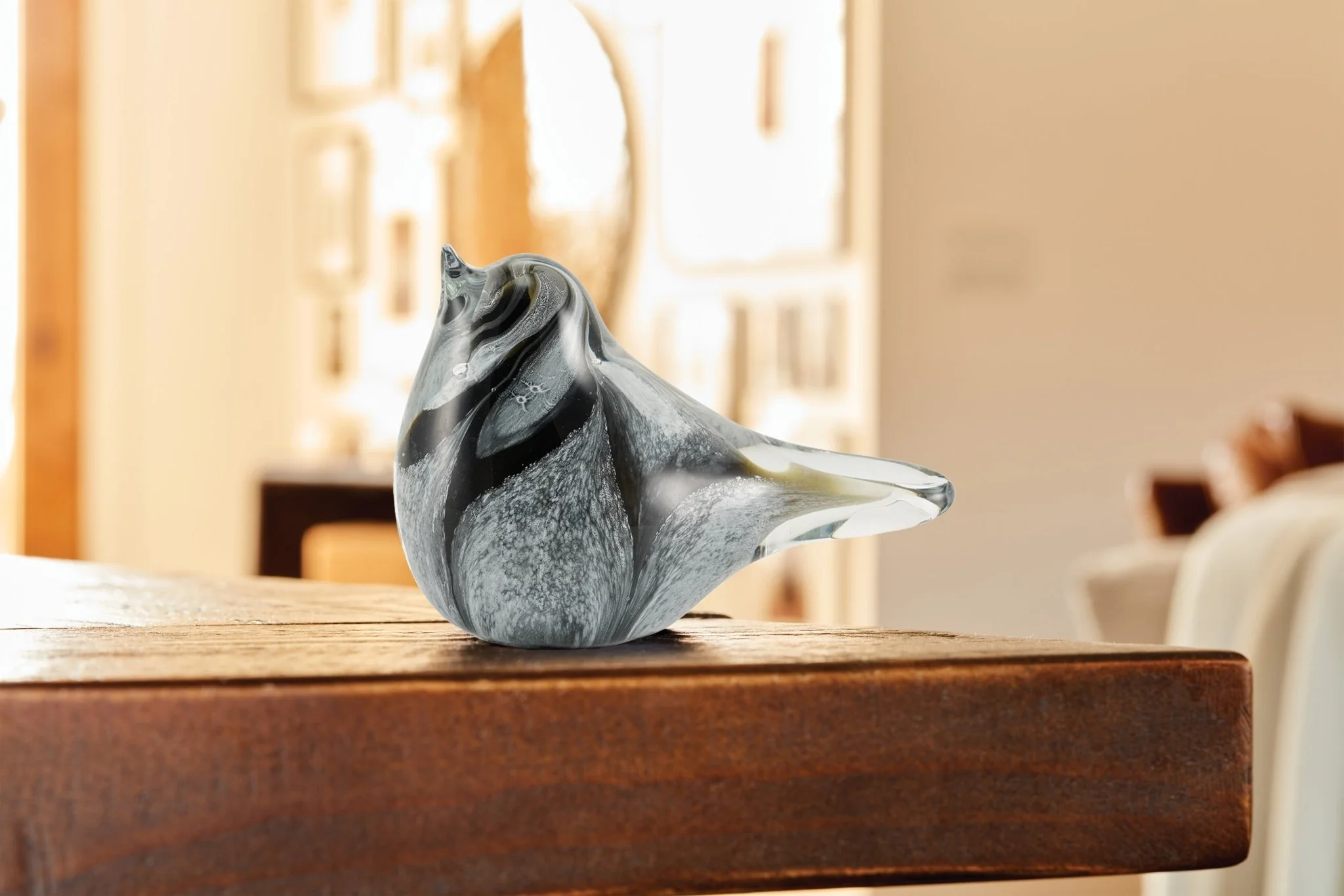 Songbird Onyx Glass Keepsake Urn - Image 3