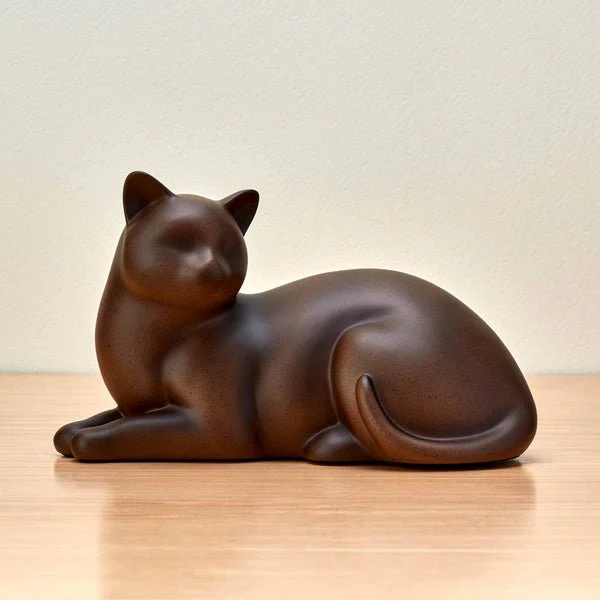 Tabby Slumber Cat Medium Pet Cremation Urn - Image 4