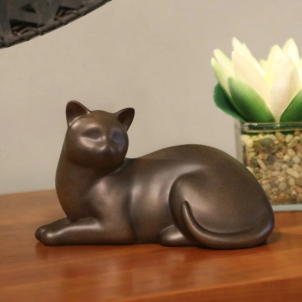 Tabby Slumber Cat Medium Pet Cremation Urn - Image 5