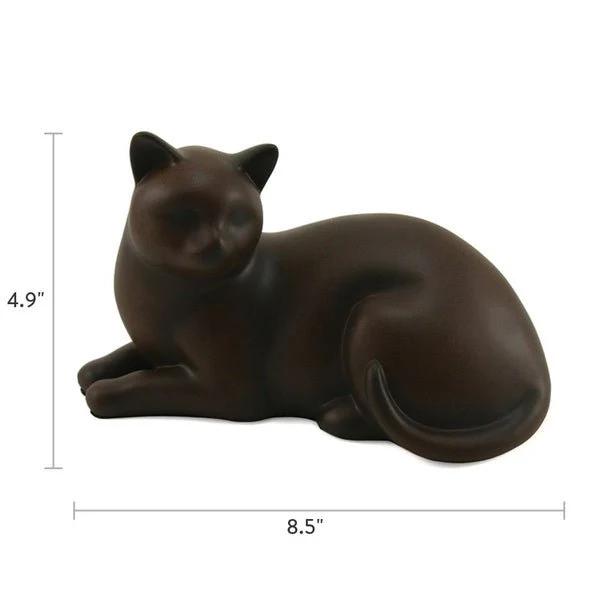 Tabby Slumber Cat Medium Pet Cremation Urn - Image 6